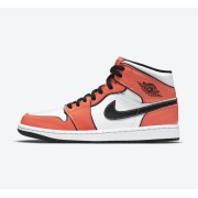 Air Jordan 1 Mid “Turf Orange” DD6834-802 – Classic Design with Bold Turf Orange High-Top Sneakers
