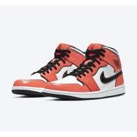 Air Jordan 1 Mid “Turf Orange” DD6834-802 – Classic Design with Bold Turf Orange High-Top Sneakers