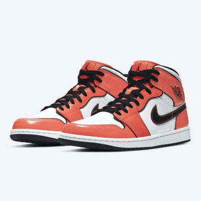 Air Jordan 1 Mid “Turf Orange” DD6834-802 – Classic Design with Bold Turf Orange High-Top Sneakers
