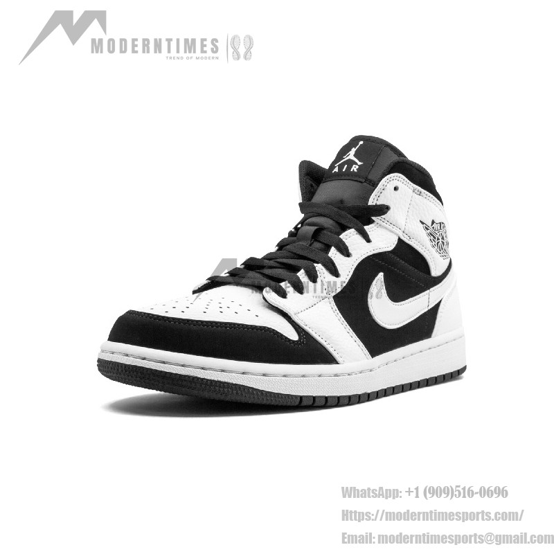 Air Jordan 1 Mid ホワイト ブラック 554724-113 Air Jordan 1 Mid ホワイト ブラック 554724-113