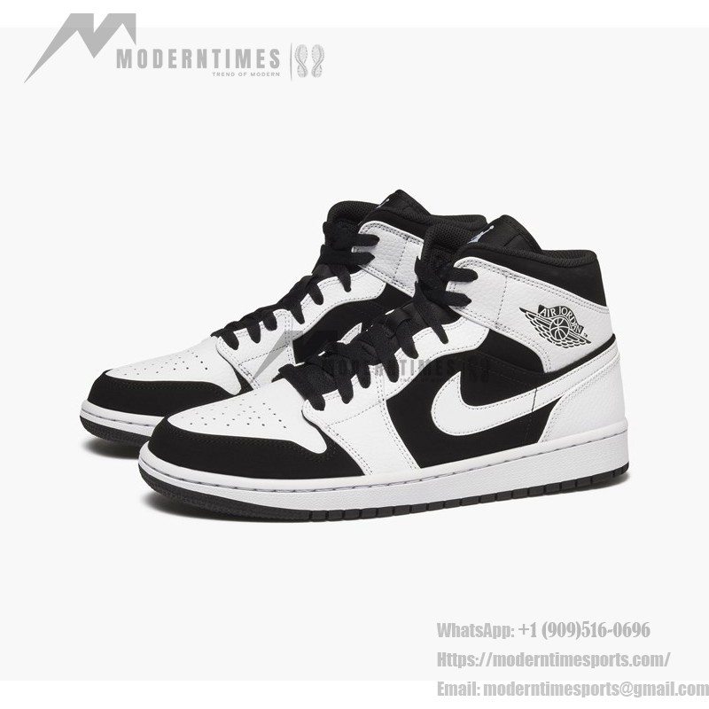 Air Jordan 1 Mid ホワイト ブラック 554724-113 Air Jordan 1 Mid ホワイト ブラック 554724-113