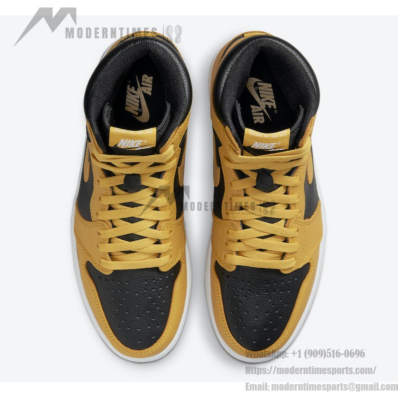 Air Jordan 1 High OG Pollen 555088-701 - Classic Yellow and Black High-Quality Design Air Jordan 1 High OG Pollen 555088-701 in Classic Yellow and Black Colorway