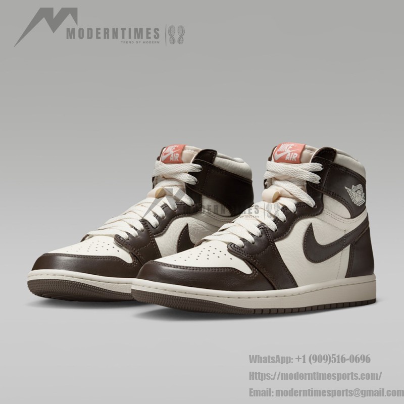 Air Jordan 1 Retro High OG White and Gold Women's Shoes - Side Profile View