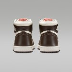 Air Jordan 1 Retro High OG White and Gold Women's Shoes - Side Profile View