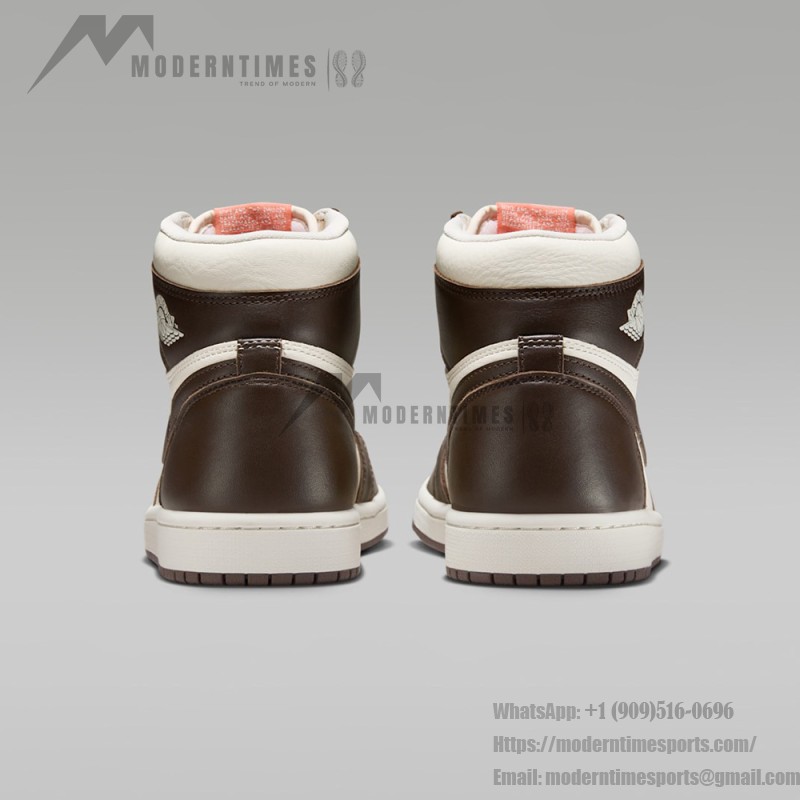 Air Jordan 1 Retro High OG White and Gold Women's Shoes - Side Profile View