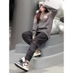 Air Jordan 1 Retro High OG Light Smoke Grey Men's Shoes - White and Grey Side Profile