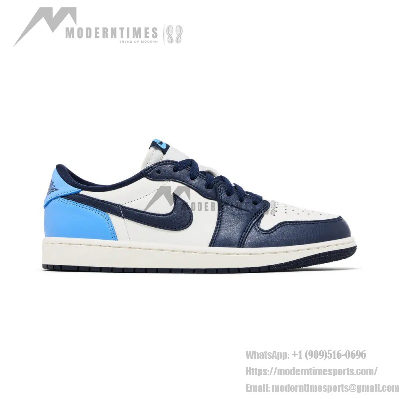 Air Jordan 1 Retro Low OG Obsidian UNC Men's Shoes Side View
