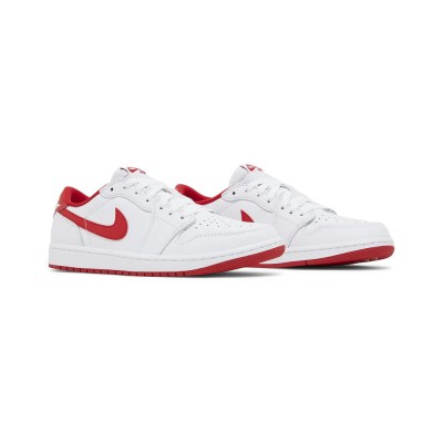 Air Jordan 1 Low OG "White Red" - Men's Shoes - Nike | CZ0790-161