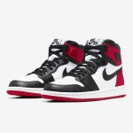 Air Jordan 1 WMNS “サテン ブラック トゥ” ブラック/レッド サテン Air Jordan 1 WMNS “サテン ブラック トゥ” ブラック/レッド サテン ハイカットスニーカー
