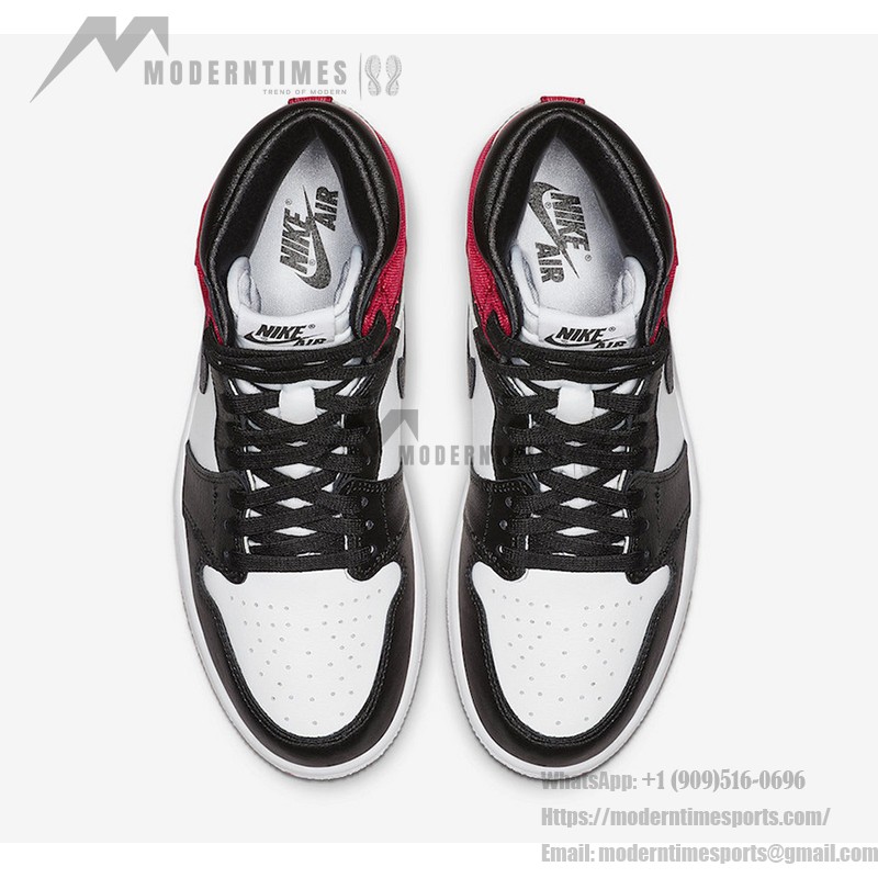 Air Jordan 1 WMNS “サテン ブラック トゥ” ブラック/レッド サテン Air Jordan 1 WMNS “サテン ブラック トゥ” ブラック/レッド サテン ハイカットスニーカー