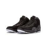 Air Jordan 10 “Stealth” 310805-003 クラシックスニーカー Air Jordan 10 “Stealth” 310805-003 - マットブラックとグレーアクセント