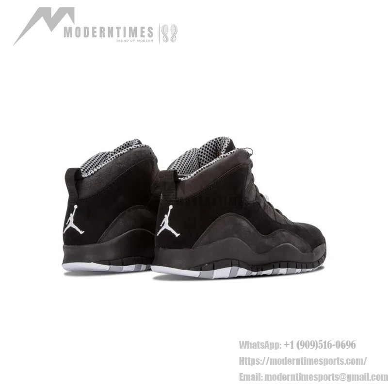 Air Jordan 10 “Stealth” 310805-003 クラシックスニーカー Air Jordan 10 “Stealth” 310805-003 - マットブラックとグレーアクセント