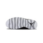 Air Jordan 10 “Stealth” 310805-003 クラシックスニーカー Air Jordan 10 “Stealth” 310805-003 - マットブラックとグレーアクセント
