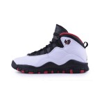 Air Jordan 10 “Double Nickel” 310806-102 クラシックバスケットボールシューズ Air Jordan 10 Double Nickel 310806-102 - #45へのオマージュ、ホワイト・ブラック・レッド