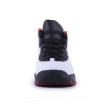Air Jordan 10 “Double Nickel” 310806-102 クラシックバスケットボールシューズ Air Jordan 10 Double Nickel 310806-102 - #45へのオマージュ、ホワイト・ブラック・レッド