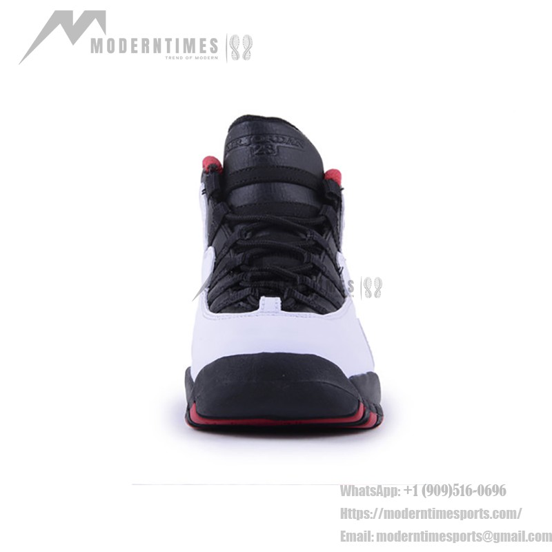 Air Jordan 10 “Double Nickel” 310806-102 クラシックバスケットボールシューズ Air Jordan 10 Double Nickel 310806-102 - #45へのオマージュ、ホワイト・ブラック・レッド