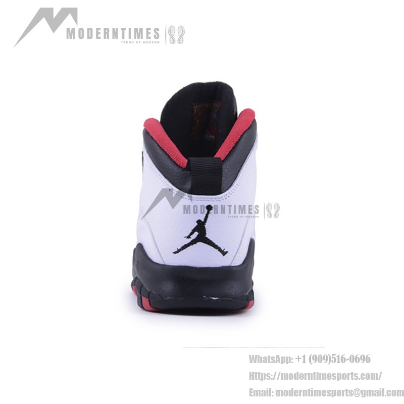 Air Jordan 10 “Double Nickel” 310806-102 クラシックバスケットボールシューズ Air Jordan 10 Double Nickel 310806-102 - #45へのオマージュ、ホワイト・ブラック・レッド