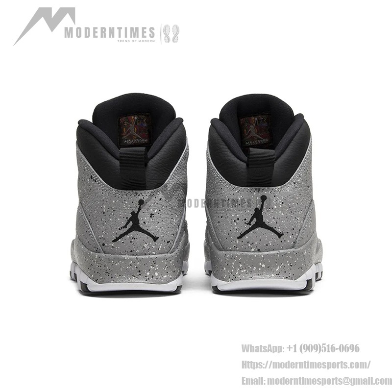 Air Jordan 10 Retro “Cement” 310805-062 クラシックバスケットボールスニーカー Air Jordan 10 Retro “Cement” 310805-062 - セメントグレーのスプラッシュデザイン
