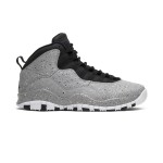 Air Jordan 10 Retro “Cement” 310805-062 クラシックバスケットボールスニーカー Air Jordan 10 Retro “Cement” 310805-062 - セメントグレーのスプラッシュデザイン