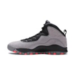 Air Jordan 10 Retro “Cool Grey” 310805-023 クラシックスニーカー Air Jordan 10 Retro “Cool Grey” 310805-023 - クールグレー、レッド&ブラックアクセント