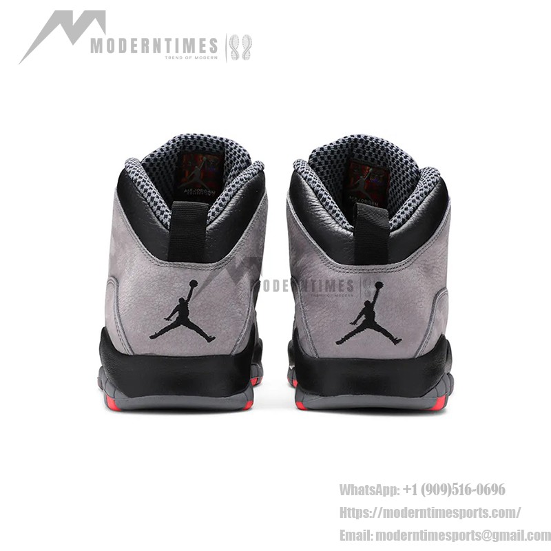 Air Jordan 10 Retro “Cool Grey” 310805-023 クラシックスニーカー Air Jordan 10 Retro “Cool Grey” 310805-023 - クールグレー、レッド&ブラックアクセント