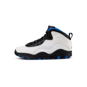 Air Jordan 10 Retro “Orlando” 310805-108 Classic Basketball Sneakers - White, Black & Blue Orlando-Inspired Design