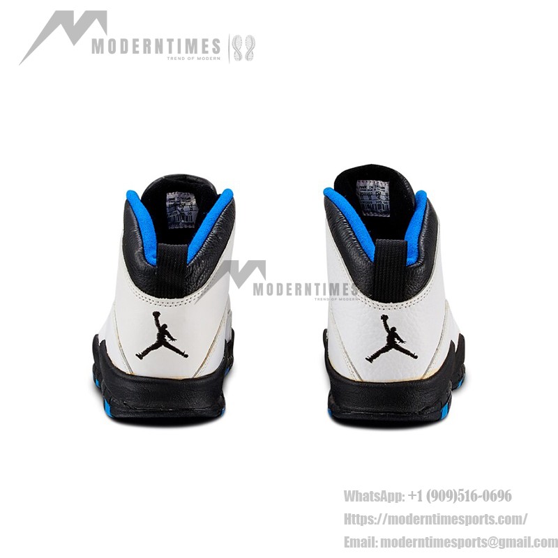Air Jordan 10 Retro “Orlando” 310805-108 クラシックスニーカー Air Jordan 10 Retro “Orlando” 310805-108 - ホワイト、ブラック&ブルー オーランドインスパイアデザイン