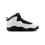 Air Jordan 10 Retro “Orlando” 310805-108 クラシックスニーカー Air Jordan 10 Retro “Orlando” 310805-108 - ホワイト、ブラック&ブルー オーランドインスパイアデザイン
