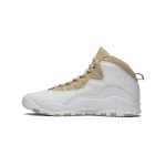 Air Jordan 10 Retro “ホワイト/ベージュ” 819955-100 クラシックスニーカー Air Jordan 10 Retro “ホワイト/ベージュ” 819955-100 - エレガントなホワイト&ベージュデザイン