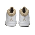 Air Jordan 10 Retro “ホワイト/ベージュ” 819955-100 クラシックスニーカー Air Jordan 10 Retro “ホワイト/ベージュ” 819955-100 - エレガントなホワイト&ベージュデザイン