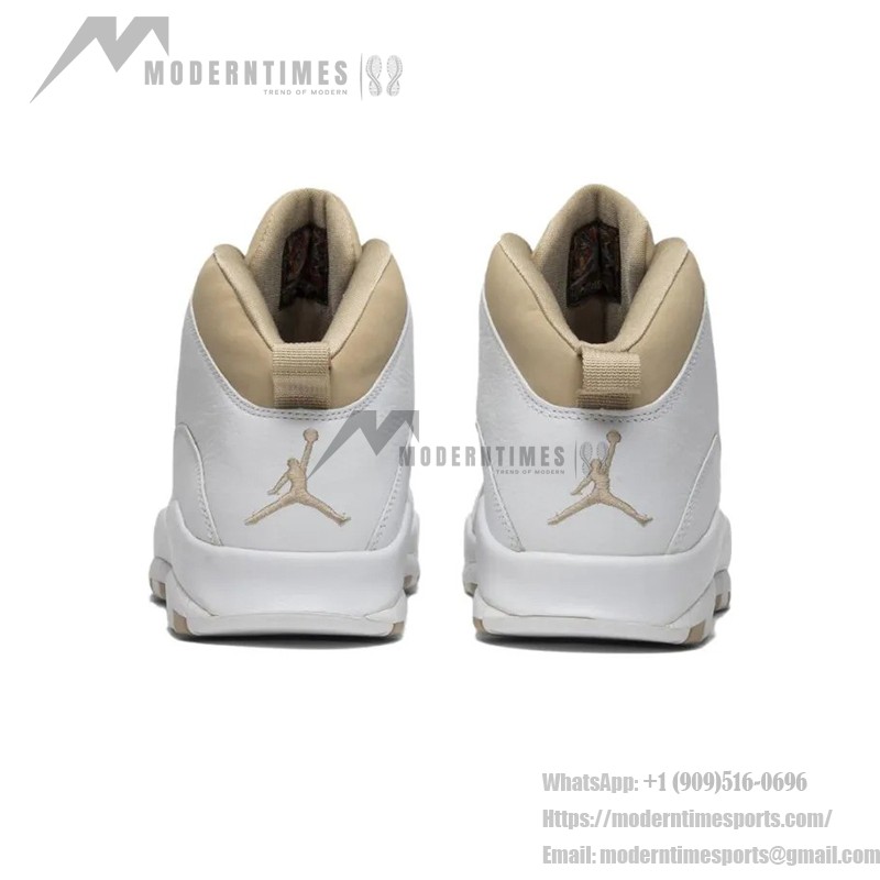 Air Jordan 10 Retro “ホワイト/ベージュ” 819955-100 クラシックスニーカー Air Jordan 10 Retro “ホワイト/ベージュ” 819955-100 - エレガントなホワイト&ベージュデザイン