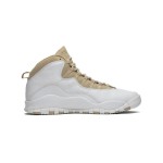 Air Jordan 10 Retro “ホワイト/ベージュ” 819955-100 クラシックスニーカー Air Jordan 10 Retro “ホワイト/ベージュ” 819955-100 - エレガントなホワイト&ベージュデザイン