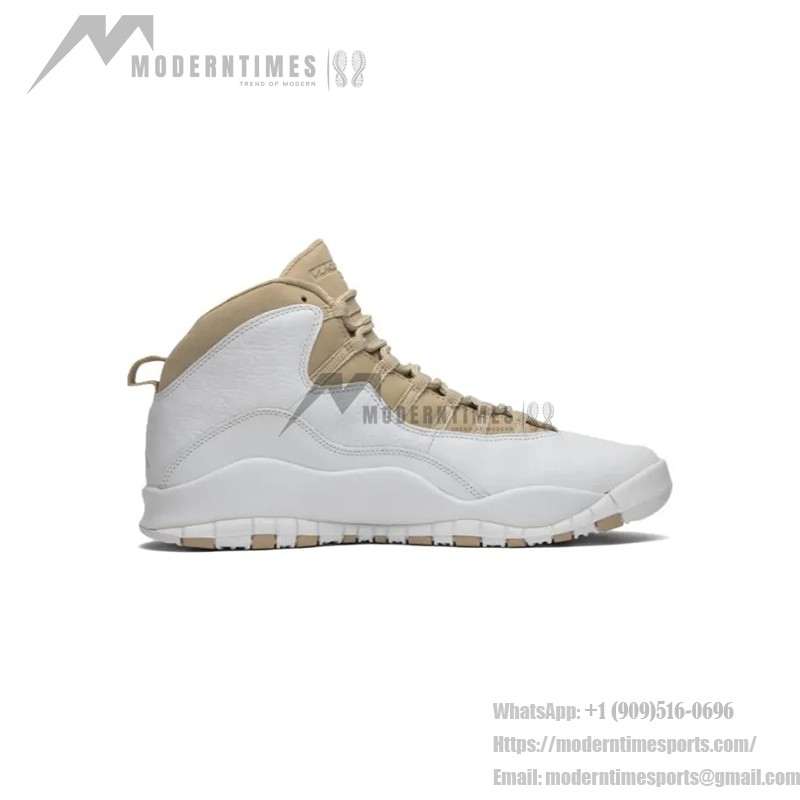 Air Jordan 10 Retro “ホワイト/ベージュ” 819955-100 クラシックスニーカー Air Jordan 10 Retro “ホワイト/ベージュ” 819955-100 - エレガントなホワイト&ベージュデザイン
