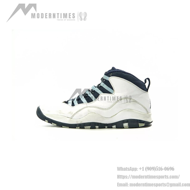 Air Jordan 10 Retro “Rio” 310806-019 クラシックバスケットボールシューズ Air Jordan 10 Retro “Rio” 310806-019 - ホワイト&ブルー、リオへのトリビュート