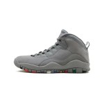 Air Jordan 10 Retro “Cool Grey” (メンズ) 310805-022 クラシックスニーカー Air Jordan 10 Retro “Cool Grey” (メンズ) 310805-022 - クールグレー&マルチカラーソール