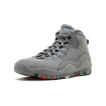 Air Jordan 10 Retro “Cool Grey” (メンズ) 310805-022 クラシックスニーカー Air Jordan 10 Retro “Cool Grey” (メンズ) 310805-022 - クールグレー&マルチカラーソール