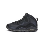 Air Jordan 10 Retro OVO “Black” 819955-030 クラシックスニーカー Air Jordan 10 Retro OVO “Black” 819955-030 - オールブラックラグジュアリーデザイン