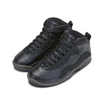 Air Jordan 10 Retro OVO “Black” 819955-030 クラシックスニーカー Air Jordan 10 Retro OVO “Black” 819955-030 - オールブラックラグジュアリーデザイン