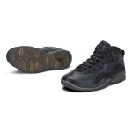 Air Jordan 10 Retro OVO “Black” 819955-030 クラシックスニーカー Air Jordan 10 Retro OVO “Black” 819955-030 - オールブラックラグジュアリーデザイン