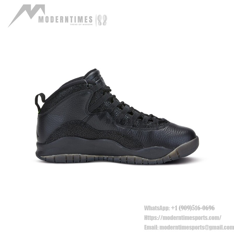 Air Jordan 10 Retro OVO “Black” 819955-030 クラシックスニーカー Air Jordan 10 Retro OVO “Black” 819955-030 - オールブラックラグジュアリーデザイン