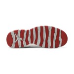 Air Jordan 10 Retro “Red Steel” 310805-161 Classic Sneakers Air Jordan 10 Retro “Red Steel” 310805-161 - White Leather with Red & Grey Accents