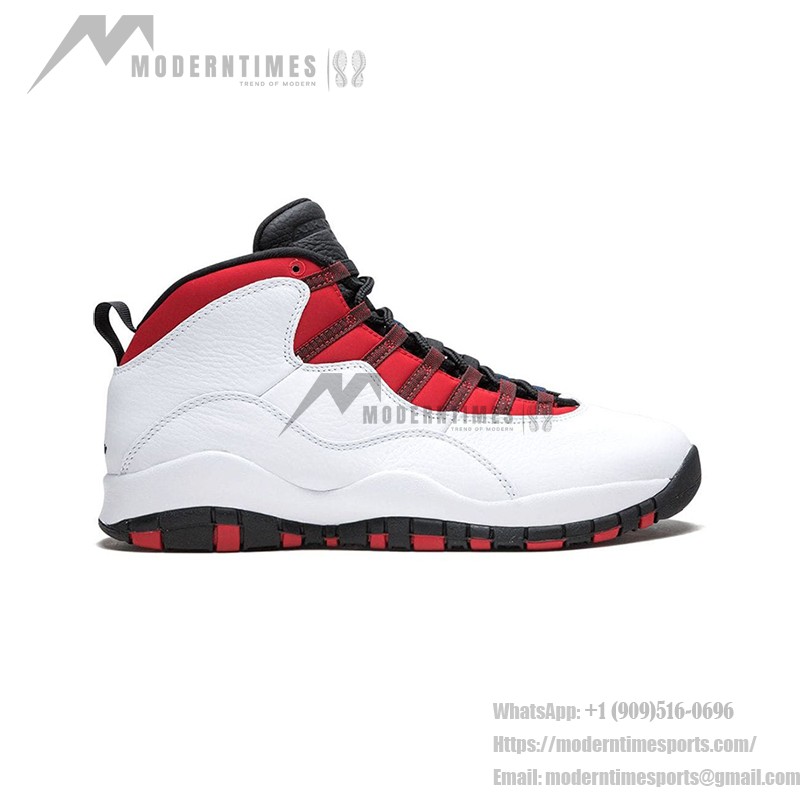 Air Jordan 10 Retro “Russell Westbrook PE” 310805-160 Classic Sneakers Air Jordan 10 Retro “Russell Westbrook PE” 310805-160 - White, Red & Black Signature Design