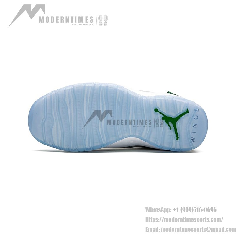 Air Jordan 10 Retro “Wings” CK4352-103 クラシックバスケットボールシューズ Air Jordan 10 Retro “Wings” CK4352-103 - ホワイト&シルバー、マルチカラーライン付き