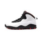Air Jordan 10 “Double Nickel” 310805-100 アイコニックスニーカー Air Jordan 10 Double Nickel 310805-100 - ブラック、ホワイト、レッドのバスケットボールスニーカー