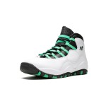 Air Jordan 10 “Verde” 705180-118 フレッシュなバスケットボールシューズ Air Jordan 10 Verde 705180-118 - 白、黒、緑のバスケットボールスニーカー