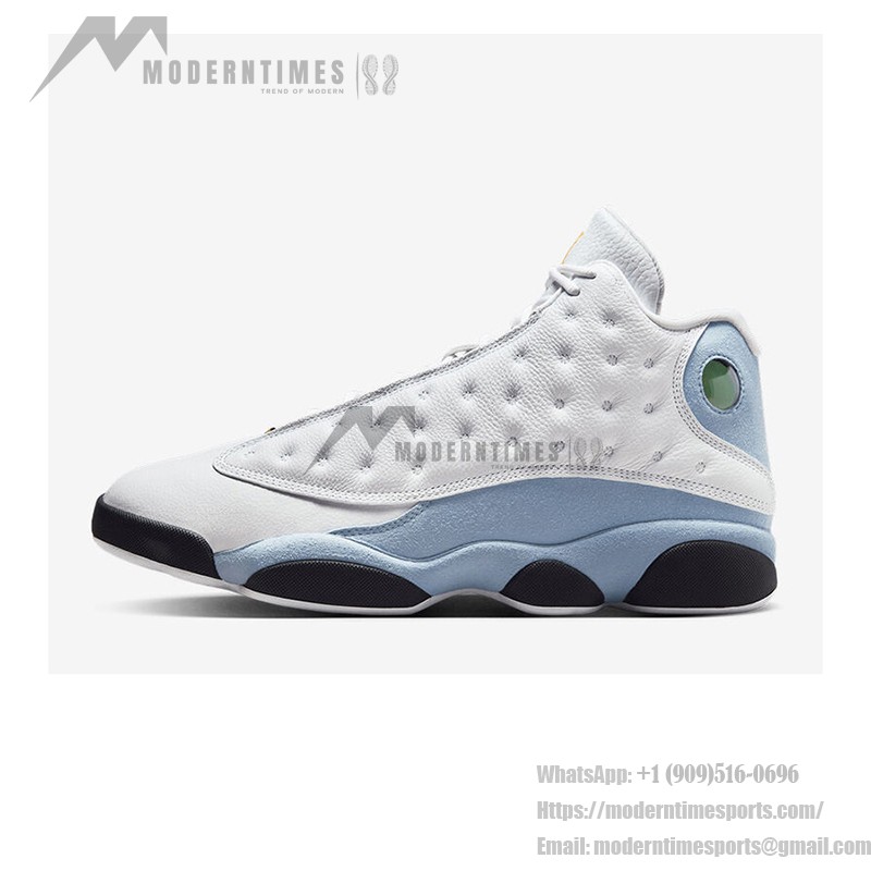 Air Jordan 13「ウルフグレー」 - プレミアムレザー&スエードデザイン Air Jordan 13「ウルフグレー」414571-170 - プレミアムバスケットボールスニーカー