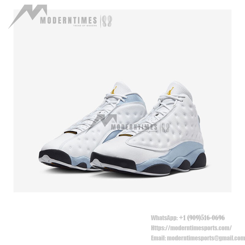 Air Jordan 13「ウルフグレー」 - プレミアムレザー&スエードデザイン Air Jordan 13「ウルフグレー」414571-170 - プレミアムバスケットボールスニーカー