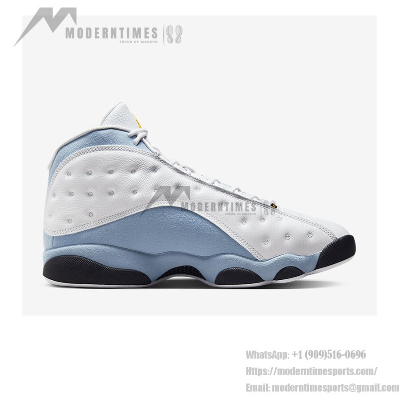Air Jordan 13「ウルフグレー」 - プレミアムレザー&スエードデザイン Air Jordan 13「ウルフグレー」414571-170 - プレミアムバスケットボールスニーカー