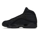 Air Jordan 13 Retro "Black Cat" 414571-011 - パンサーのエレガンスから着想を得たデザイン Air Jordan 13 Retro "Black Cat" 414571-011 - マットブラックのスエードとメッシュスニーカー