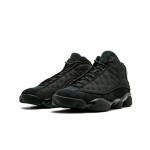 Air Jordan 13 Retro "Black Cat" 414571-011 - パンサーのエレガンスから着想を得たデザイン Air Jordan 13 Retro "Black Cat" 414571-011 - マットブラックのスエードとメッシュスニーカー